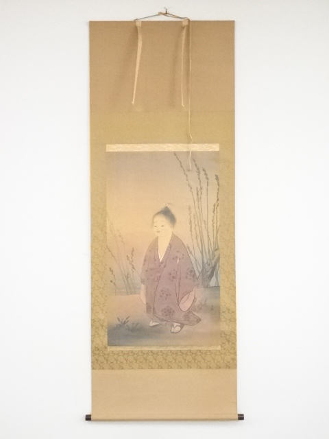 JAPANESE HANGING SCROLL / PRINTED / TAIKAN YOKOYAMA